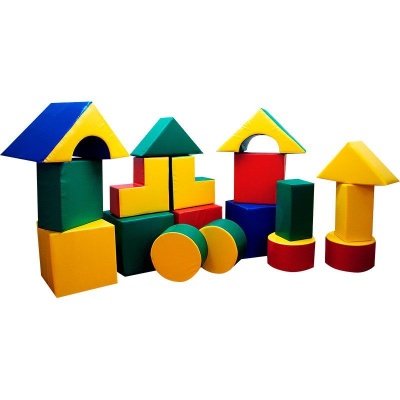 Детский конструктор «Архитектор-3» (14 модулей) (Размер: куб 40см)