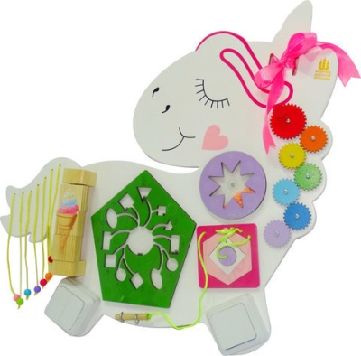 Бизиборд РАДУЖНАЯ ЕДИНОРОЖКА