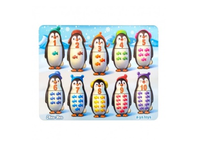 Сортер-вкладыш Пингвинчики-счет