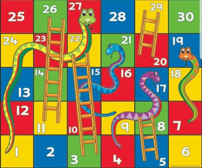 Тематическое поле "Змейка " для мини робота Bee-Bot