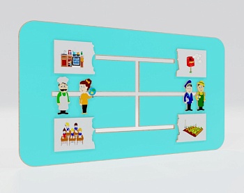 Дидактическая панель «Разные профессии»