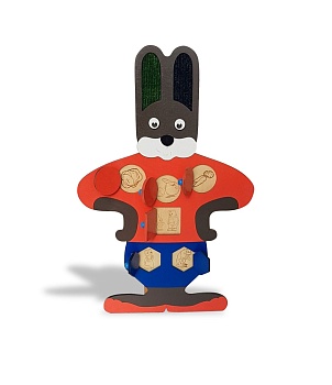 Бизиборд «Резвый заяц»