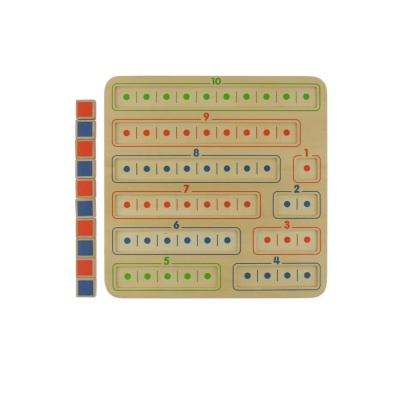 Панель "Счет 1-10 по точкам"