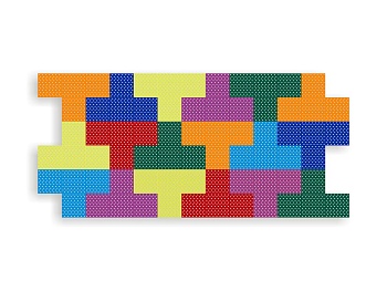 Настенная панель «Мега блоки» (18 штук)