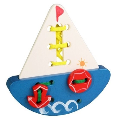 Кораблик-шнуровка расписной (RNToys)