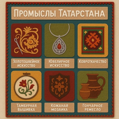 Народные промыслы республики Татарстан