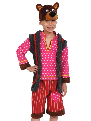 Михаил Потапыч (маска, рубаха с жилетом, бриджи) арт. 8008