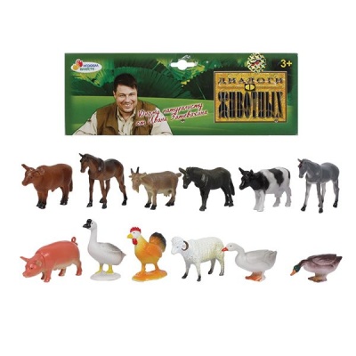 Набор "Домашние животные" 12 шт.,10 см. арт.HA2496