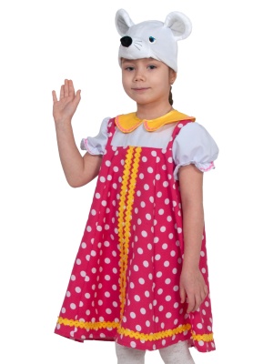 Мышка Норушка в малиновом арт. 8009