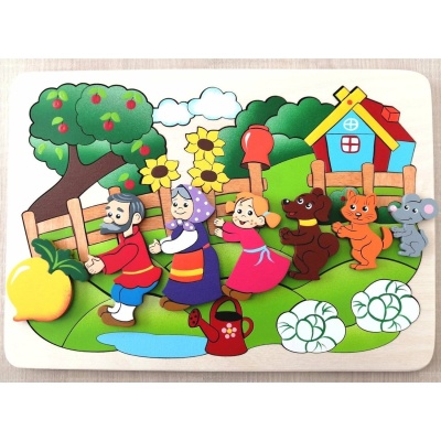 Вкладыши Сказка Репка