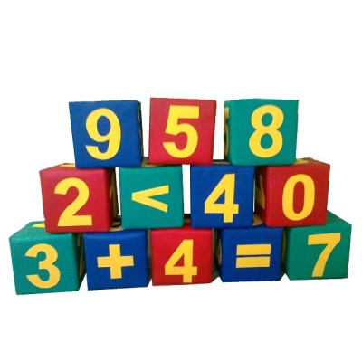 Детские игровые кубики «Математика» (12 модулей)