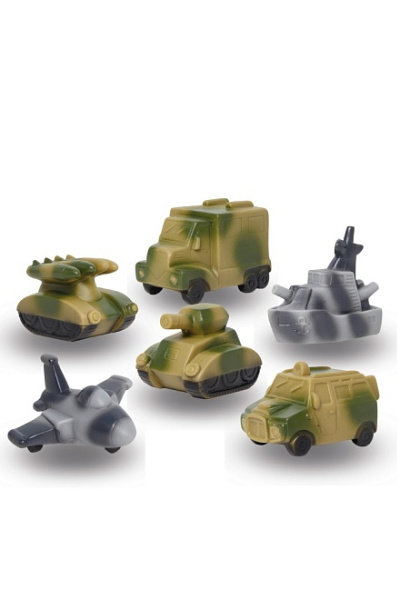 Военная техника Игрушка пластмассовая. Фигурки из ПВХ в наборе