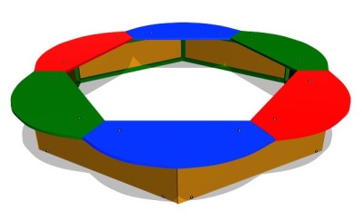 Детская песочница «Ромашка»
