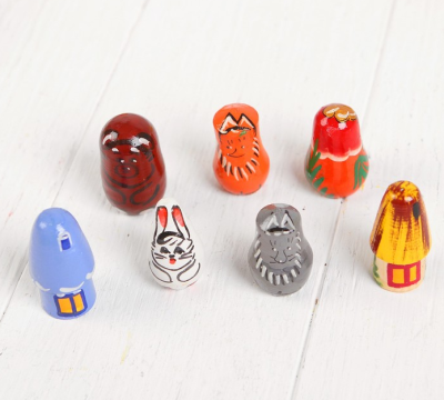 Пальчиковый театр "Лубяная избушка" 7 шт.