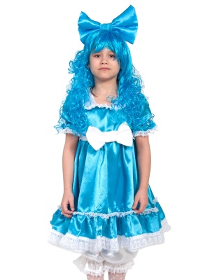 Мальвина (платье, штанишки, парик) арт. 5031