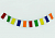 Флажки на веревочке прямоугольные