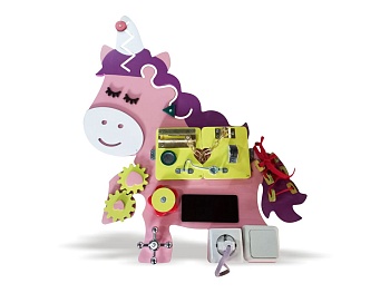 Бизиборд «Счастливая единорожка»