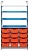 Стеллаж многофунцинальный с лотками F1, F2, F3 (12 шт.)