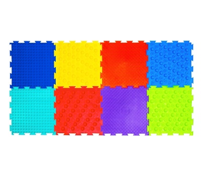 Ортоковрик "Бодрость", 8 модулей, цвета МИКС. Набор №7