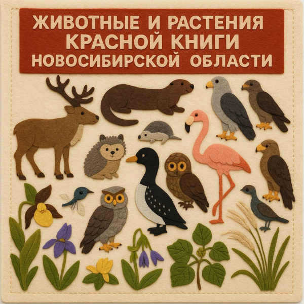 Животные и растения красной книги Новосибирской области