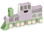 Стеллаж для игрушек Паровозик