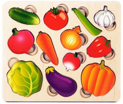 Развивающая доска большая "Овощи" арт.7987 /35