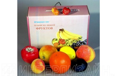 Набор муляжей фруктов