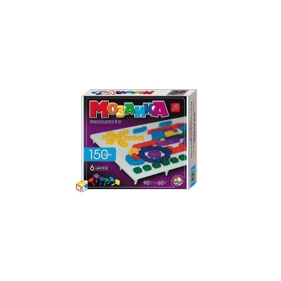 Мозаика фигурная 135 эл. (6 цветов) (3-7 лет)
