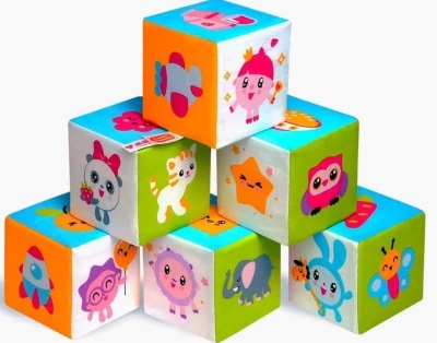 Игрушка кубики "Малышарики" (Предметики)