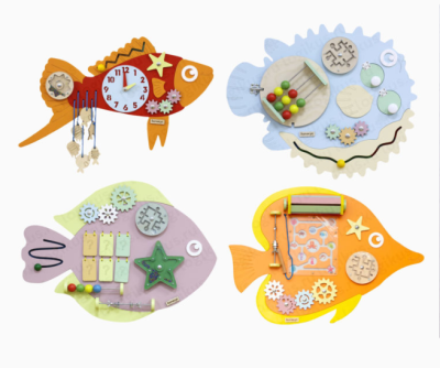 Набор бизибордов "Веселые рыбки"