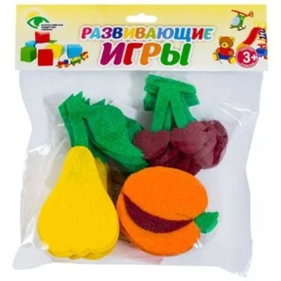 Игра-пособие для детей 3+ "Счетный материал №7 (персик, вишня, груша)"