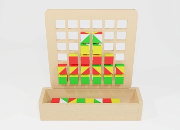 Тактильно-развивающая панель «Кубо-мозаика»