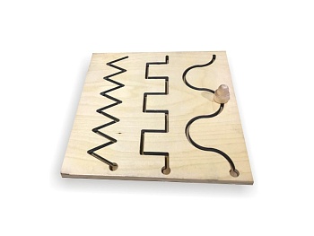 Тактильно-развивающая панель-лабиринт «Дорожки»