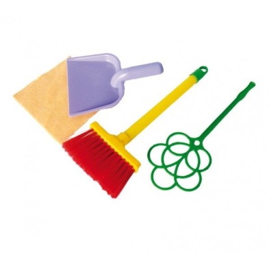 Набор "Золушка №1" (щетка,совок,выбивалка,салфетка) арт.У745 /40