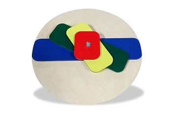 Тактильно-развивающая панель «Разные цвета»