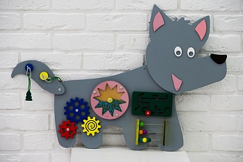 Бизиборд «Серенький волчок» №2