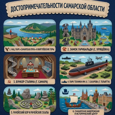 Достопримечательности Самарской области