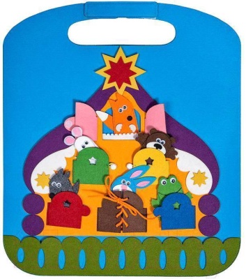 Коврик-игралка в дорогу Теремок