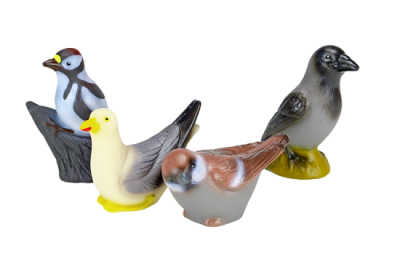 Изучаем птиц. Коллекция 3. Набор из 4 игрушек. ПВХ