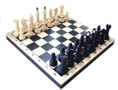 Шахматы с доской и шашками (дерево+пластик) 40х40см (Владспортпром)