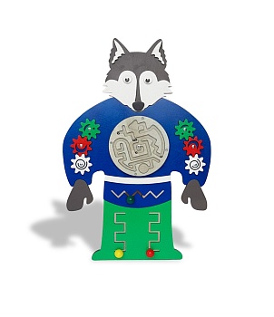 Бизиборд «Храбрый волк»