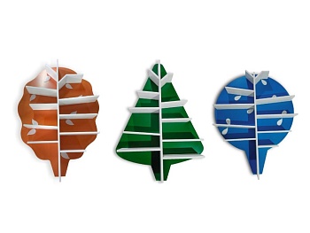 Набор экополок «Чудесный сад» (дубок, яблонька, ёлочка)