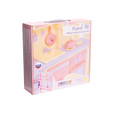 Кухня "Маленькая принцесса" розовая (коробка) арт.С-1438