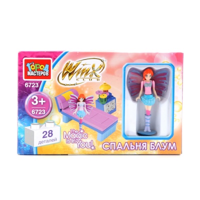 Город мастеров. Конструктор WINX "Спальня Блум" 28 дет.