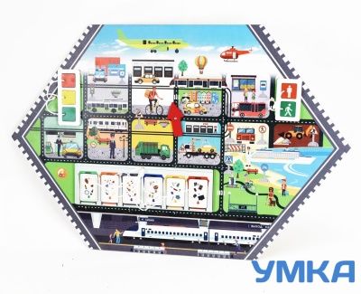 Бизиборд настенный ВОДИТЕЛЬ. Серия ИЗУЧАЕМ ПРОФЕССИИ