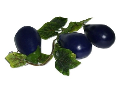 Ветка муляжей "Баклажаны