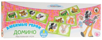 Домино Любимые герои Настольная игра (Русский стиль)