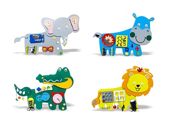 Набор бизибордов «Африканские жители» №2