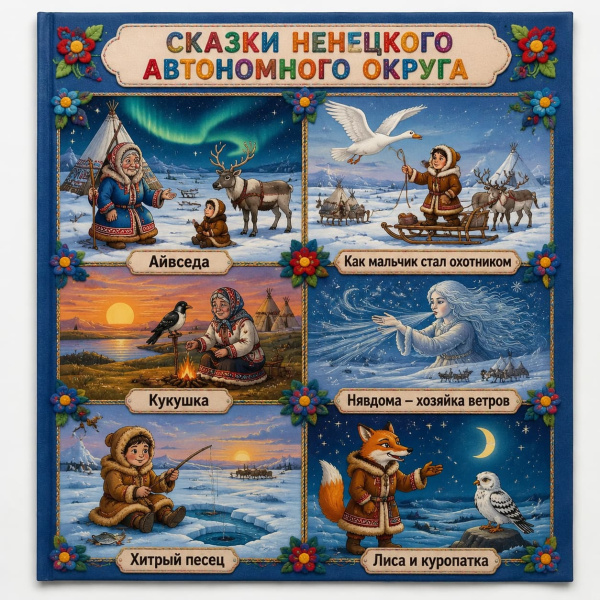 Панно из фетра "Сказки Ненецкого автономного округа"