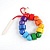 Бусы шарики и шайбочки Радуга 14 дет(RNToys)